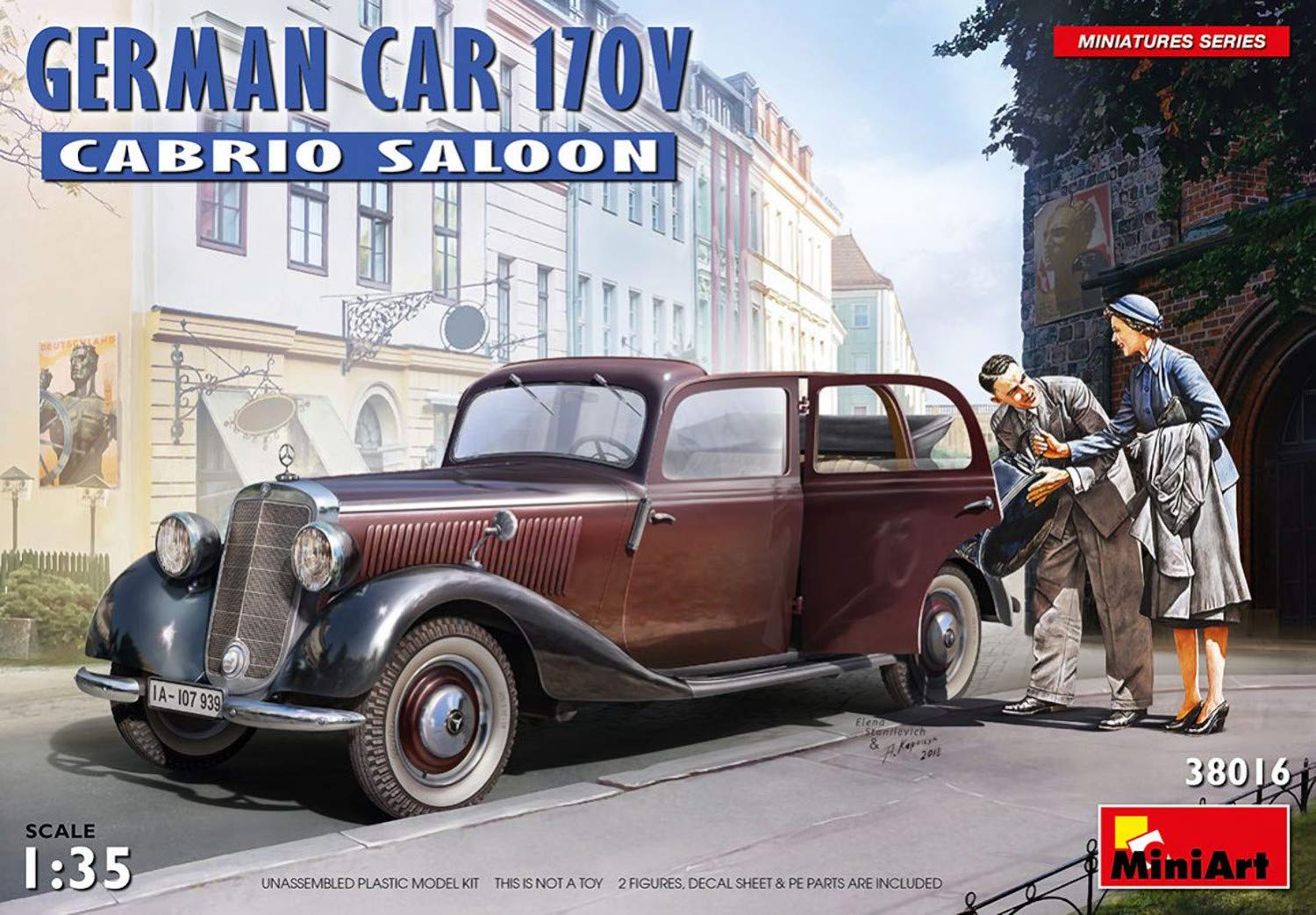Miniart 1:35 - German Car170V Cabrio Saloon