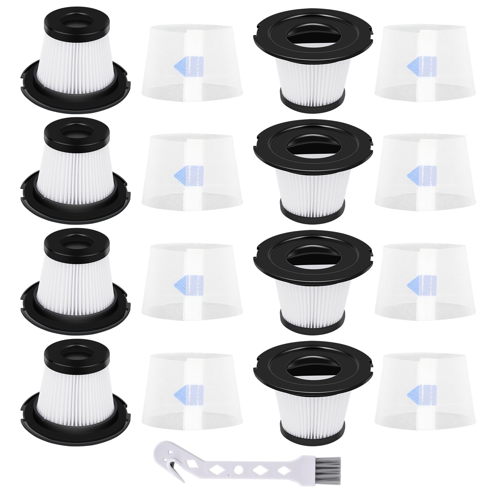 Photo 1 of Rebirthcare 8 Pack K17 Filter Compatiable with MOOSOO K17 Cordless Vacuum Replacement