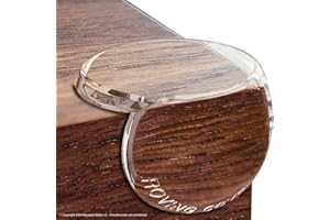 Roving Cove Clear Corner Protector, Pre-Taped 3M Adhesive, Easy-to-Peel Tab, No Odor, No Residue, Baby Proofing Furniture Safety Bumper Guards, Pack of 8