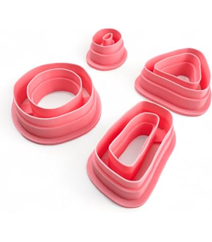 THE CLAYFUL Polymer Clay Cutters – Flower Pack Mit 6 Blumenformen Für Schmuck & Deko
