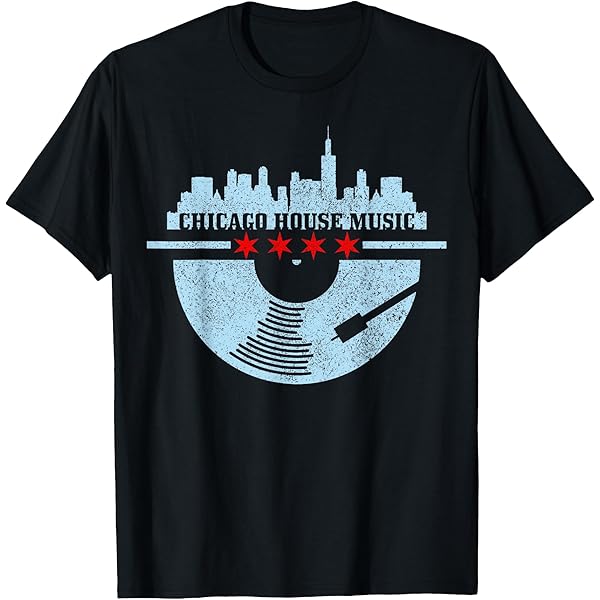 Tee-shirt House Music Fabriqué Aux USA - 100% Coton - Tailles S à 5XL - Neuf Avec étiquettes