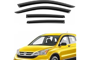 AEROGUYS Tape-On Window Deflectors Extra Durable Window Visors Rain Guards Fit for Honda CR-V 2007-2011, Sun Visors, Wind Deflectors, Vent Visors, Car Accessories - 4pcs. AG0063