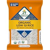 24 Mantra Organic Low GI Rice 10 lb &ndash; Diet &amp; Diabetic Friendly | Certified Low Sugar Rice | Packed with Good Carbs &amp; High Dietary Fiber | Contains Vitamins, Minerals &amp; Antioxidants | USDA Certified Organic