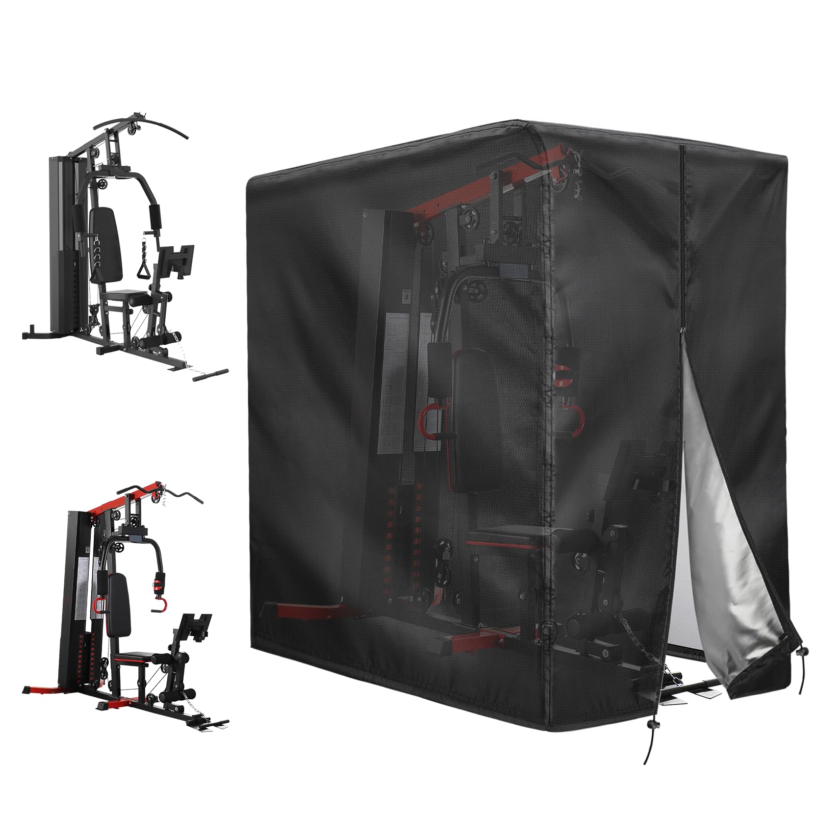 Photo 1 of *****FABRIC SEALED EQUIPMENT COVER*****Letsteel Workout Equipment Cover Compatible with SincMill, 420D Oxford Home Gym Equipment Cover, Protect for Home Gym Equipment/Gym Equipment for Home Garage-41" x 68" x 74"