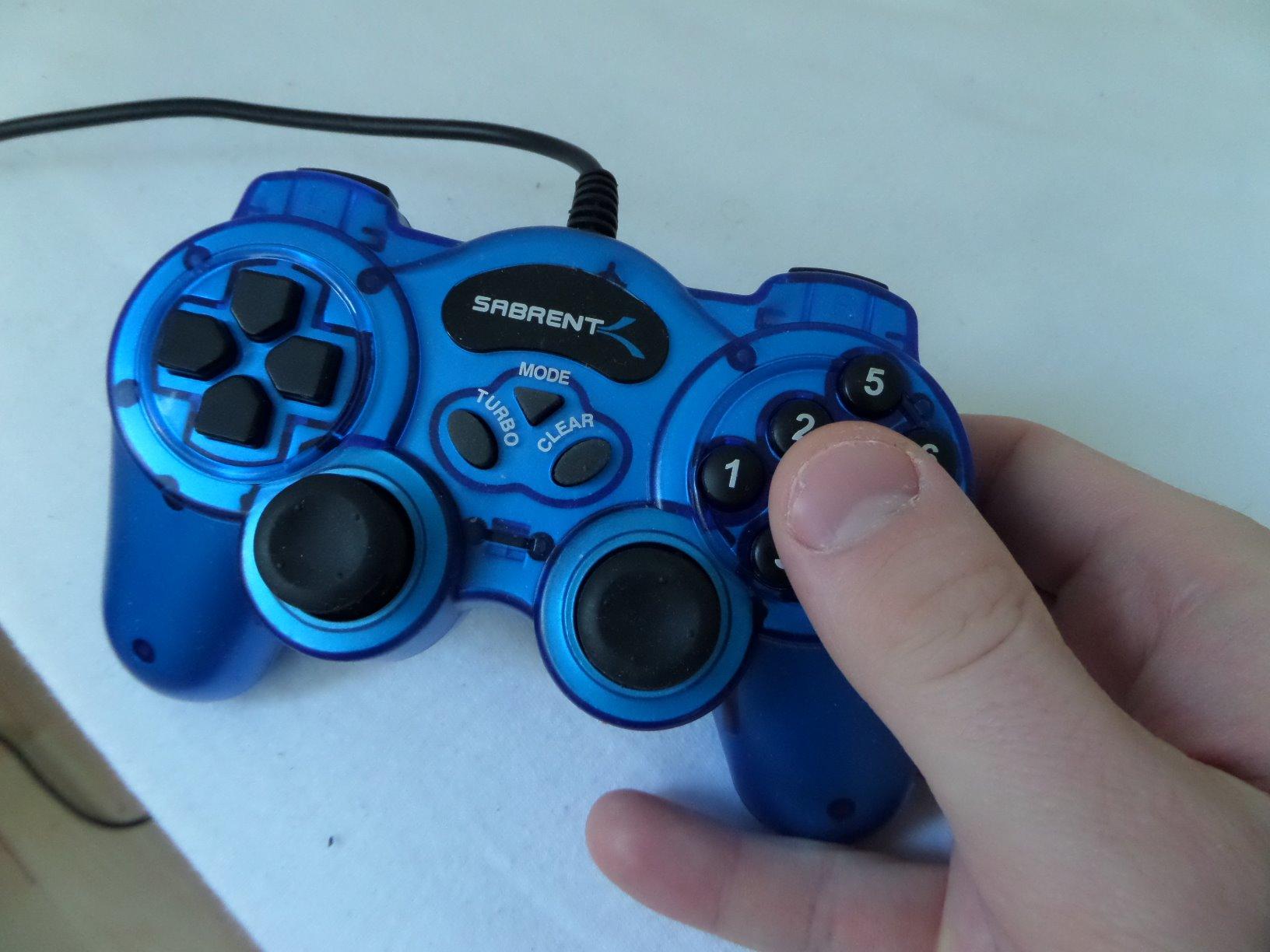 Sabrent TwelveButton USB 2.0 Game Controller For PC (USBGAMEPAD)