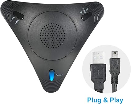 conference speaker with mic for laptop