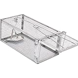 Kensizer Humane Rat Trap, Chipmunk Rodent Trap That Work for Indoor and Outdoor Small Animal - Mouse Voles Hamsters Live Cage