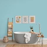 Johnstone's Bathroom Paint Blue Shore Mid Sheen 2.5L Stain Blocker view 4