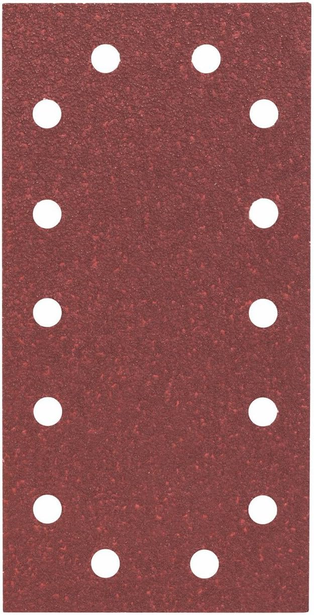 Bosch 2608605265 115 x 230 mm Sanding Sheets for Orbital Sanders, 93 x 186 mm