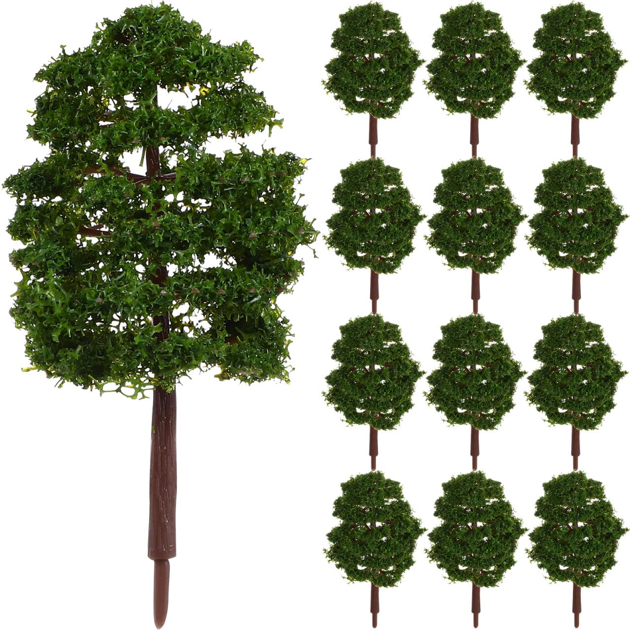 Operitacx Miniature Trees 3.5 Inch Simulation Tree Model for Scenery Landscape Model Railway Home Office Desk Decoration