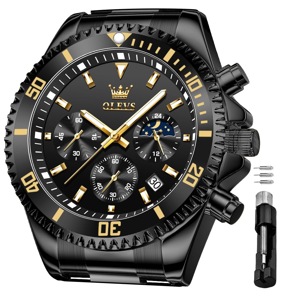 OLEVS Watches for Men Business Dress Big Face