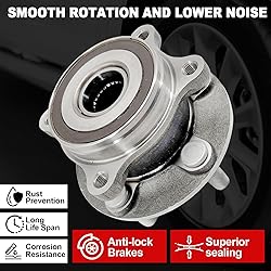 Pair 513287 Front Wheel Bearing Hub Assembly