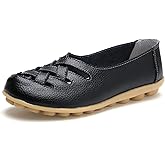 VenusCelia Women's Braided-Nests Walking Flat Loafer