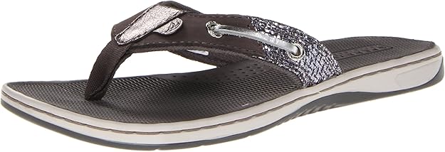 sperry women's seafish flip flops