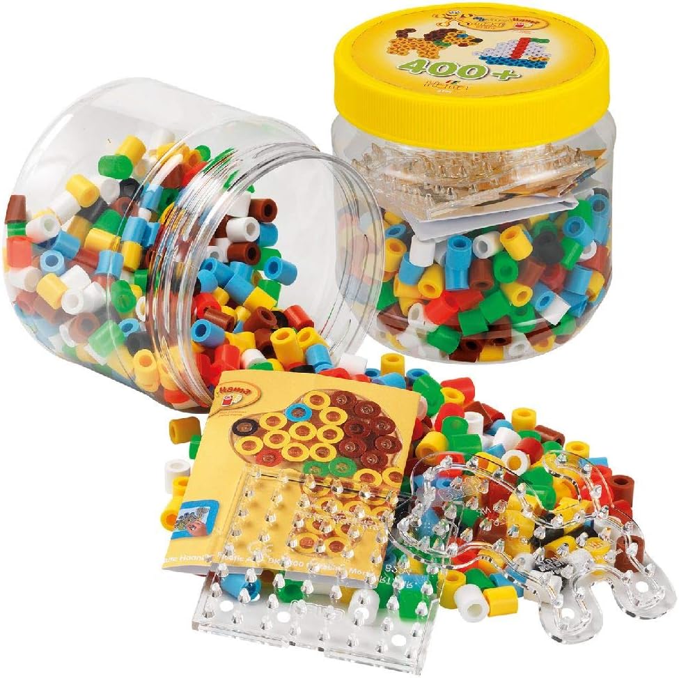 Maxi 400 Beads & Pegboards in Tub Yellow