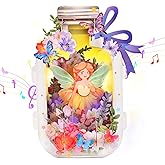 Ecloverlife Musical Birthday Cards, Pop-Up Fairy with Flowers Birthday Card Featuring Colorful Lights, Birthday Cards for Girls, Daughters, Granddaughters, Nieces