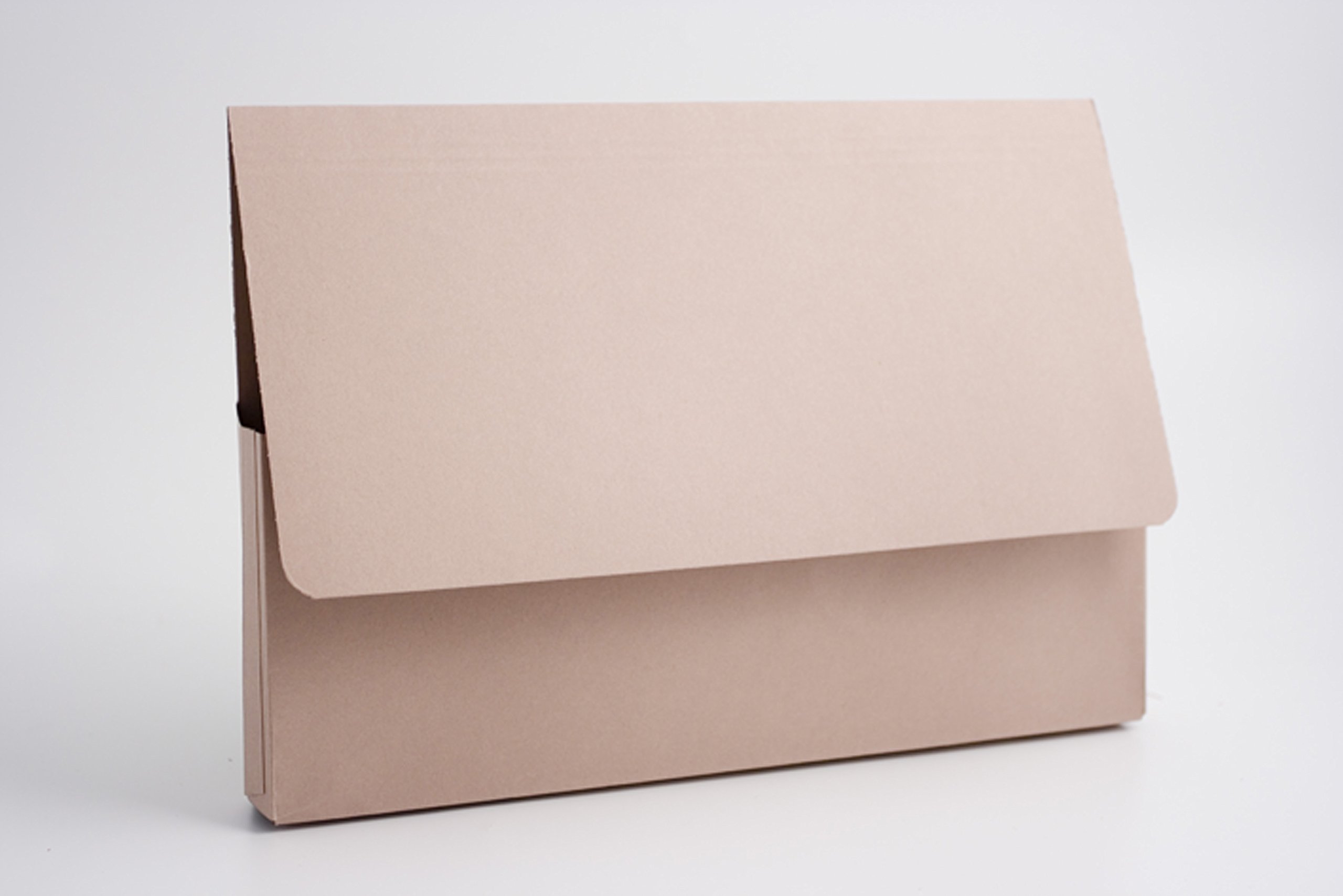 Exacompta - Ref PDW4-BUFZ - Guildhall - Plain Document Wallet, 325 x 230mm, 285gsm Heavyweight Manilla, Holds Up to 200 A4 Sheets, Blue Angel Certified - Buff, 50 Pack