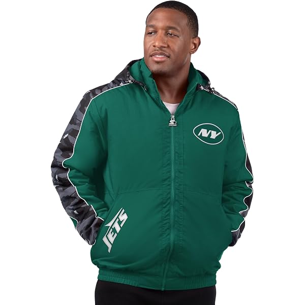 Amazon.com: STARTER Men's Green New York Jets Scout I Full-Snap