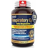 Herba Lung Supplement with Mullein Leaf Extract for Lung Cleanse and Detox – 120 Capsules | Mucus and Phlegm Relief | Made in