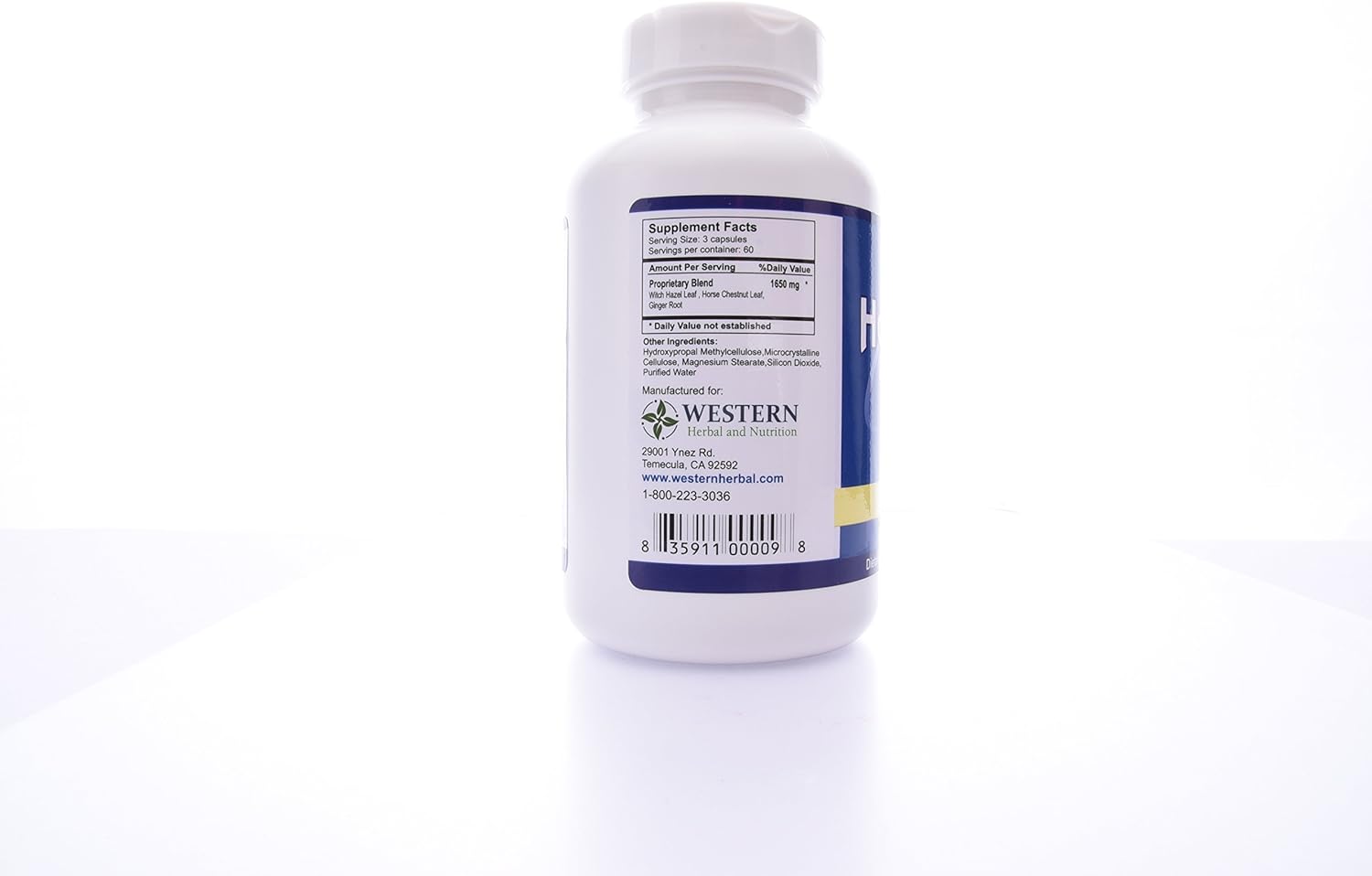 Western Herbal and Nutrition | Hem-Relief 911 for Hemorrhoids | 100% Natural Formula | Helps with Pain, Itching, Burning | Fast Acting Supplement | Internal & External Treatment | 360 Vegetarian Caps: Health & Personal Care