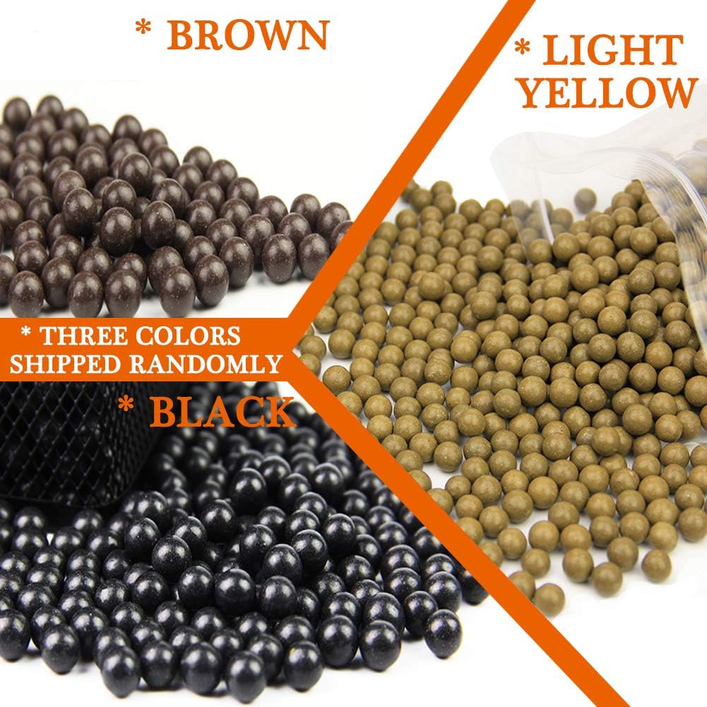 Slingshot Ammo Professional About 1200 PCS, 7/20"(9mm) Hard Clay Ball, Environmentally Friendly(Random Colors). : Sports & Outdoors