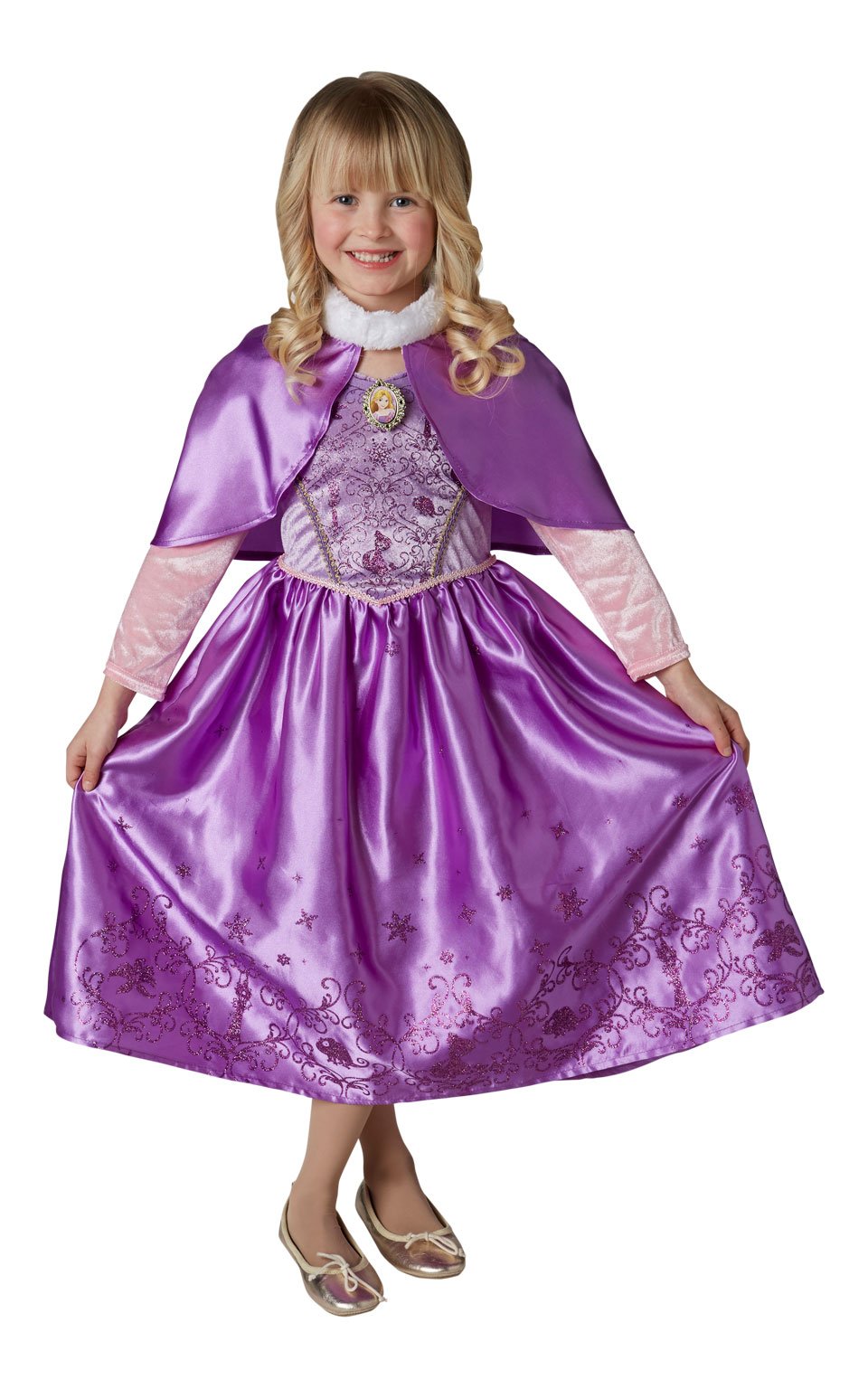 Rubie's 640085M Official Disney Princess Rapunzel Winter Childs Costume - size Medium 5-6 years, Height 116 cm