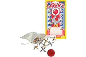 Metal Jacks and Rubber Ball Set