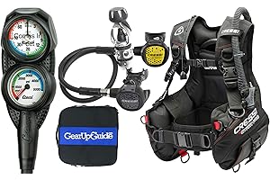 CRESSI Start Scuba Diving Gear Package Complete with Start 2.0 BCD - Mini Console PD2 Gauge - AC2 Compact Regulator Set Fully Assembled, X-Large
