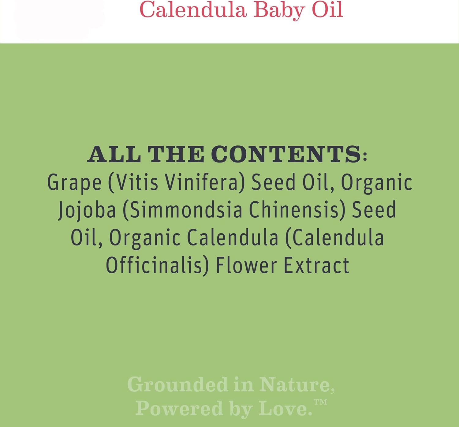 Earth Mama Calendula Baby Oil for Infant Massage, 4-Fluid Ounce: Health & Personal Care