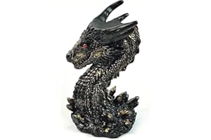 OmyLens Dragon Head Crystal Ball Stand Sphere Display, Natural Healing Feng Shui Glass Orb Holder Base Statue Decoration, for 50mm-90mm Sphere