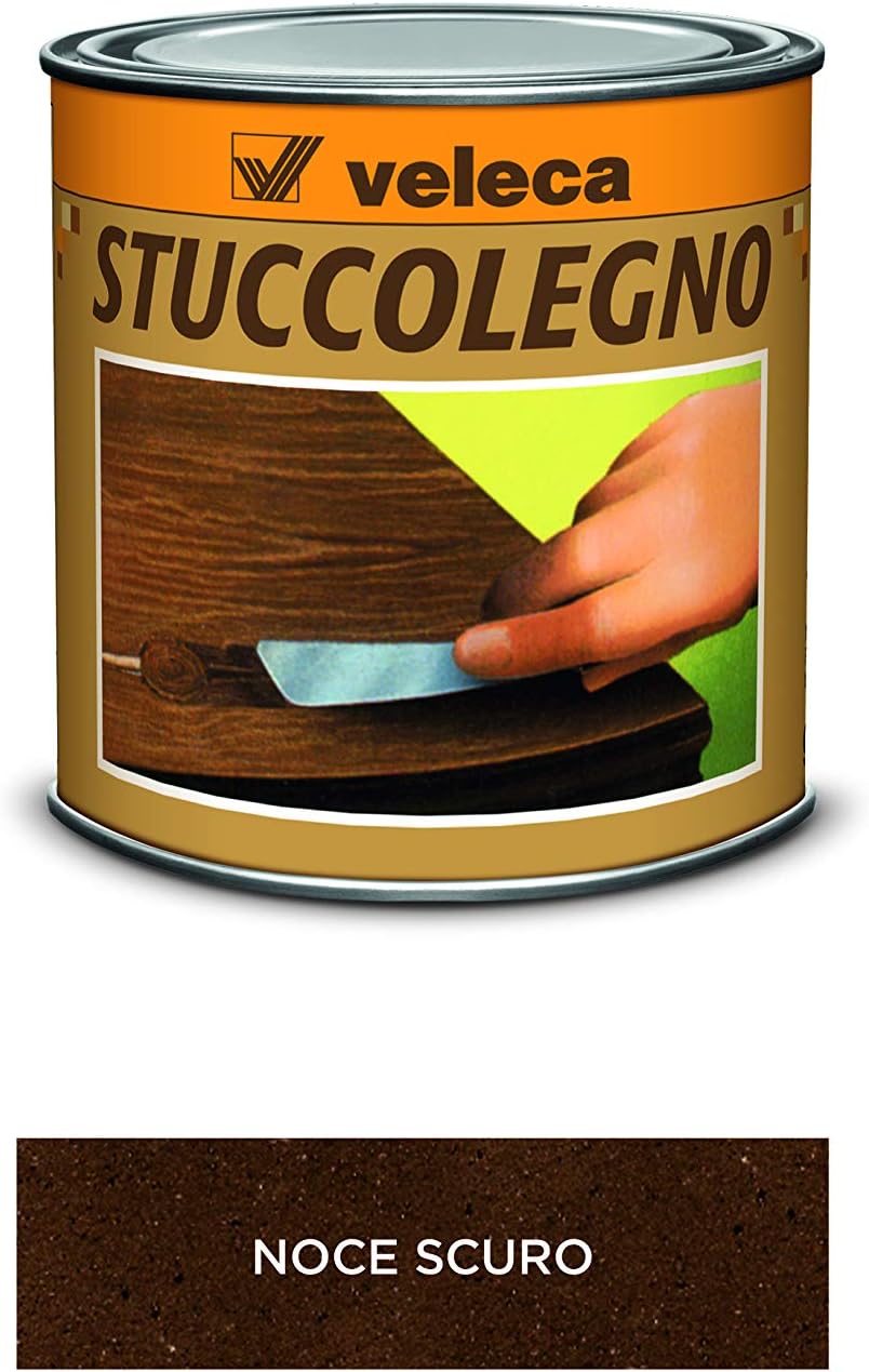 veleca stuccolegno, Stucco in Pasta for Wood, Dark Walnut