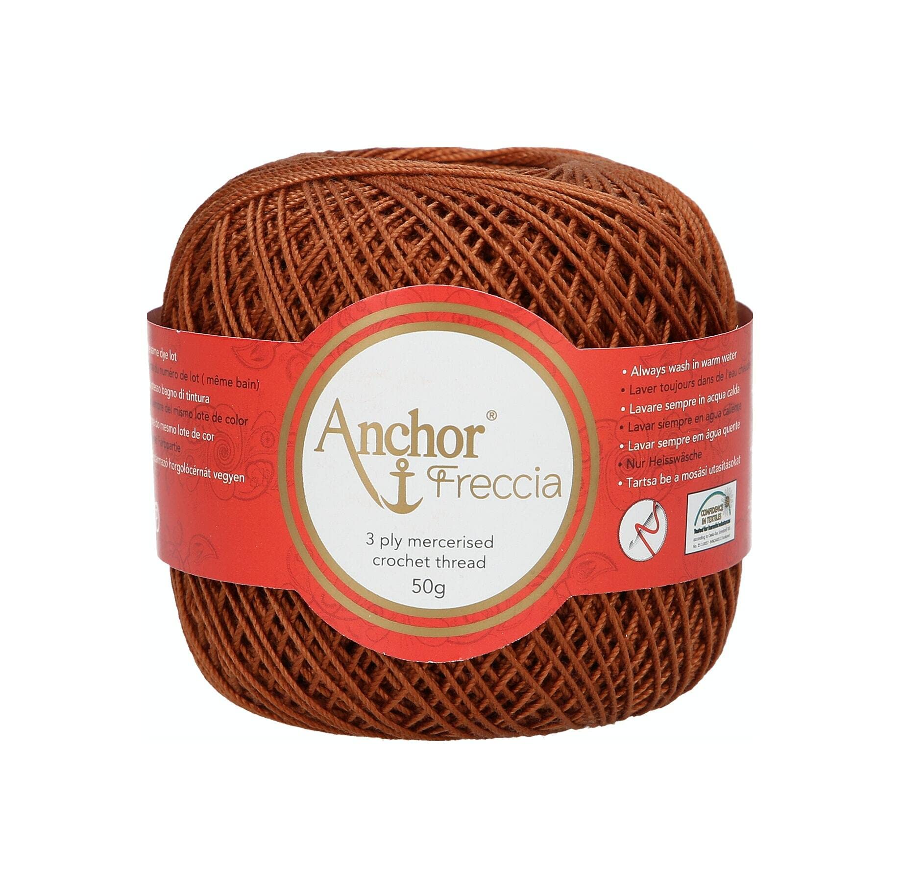 ANCHOR Freccia, Thickness: 6, Packaging: 50G, Running Length: 175M 355 Crochet Threads