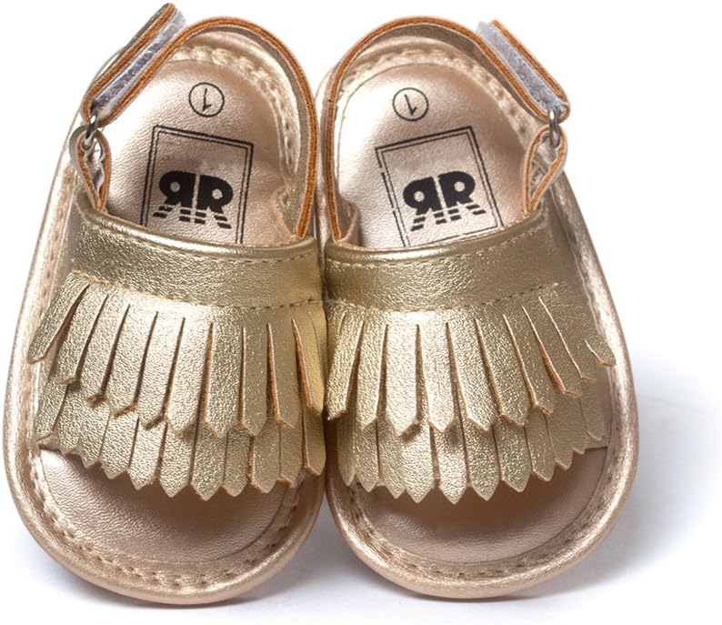 Baby Sandals Shoes, Baby Infant Girls Moccasins Tassels Soft Rubber Shoes