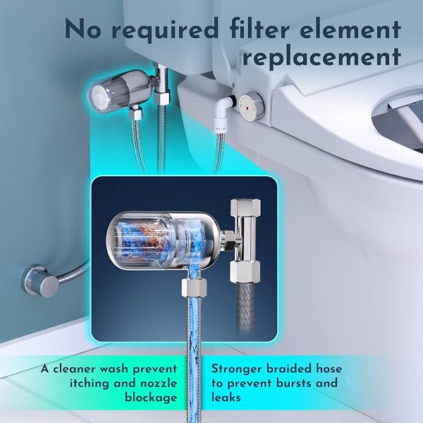 ELECTRIC HEATED BIDET WARMER WATER TOILET SEAT ELONGATED WITH BUBBLE WASH, WARM AIR DRYER, ENDLESS WARMER WATER, REMOTE CONTROL, CURVED SPRAY BAR, 70″ POWER CORD, CLEAN WATER