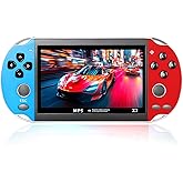X7 Handheld Game Console, Built in 10000 Games and 10 Emulators, 4.1Inch H D Screen Rechargeable Handheld Retro Game Console, Retro Gaming Console Handheld Support Video Output Music Ebook
