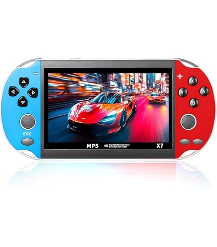 Amazon.com: JXD Colorful Retro Video Game Console 4.3 inch Sreen