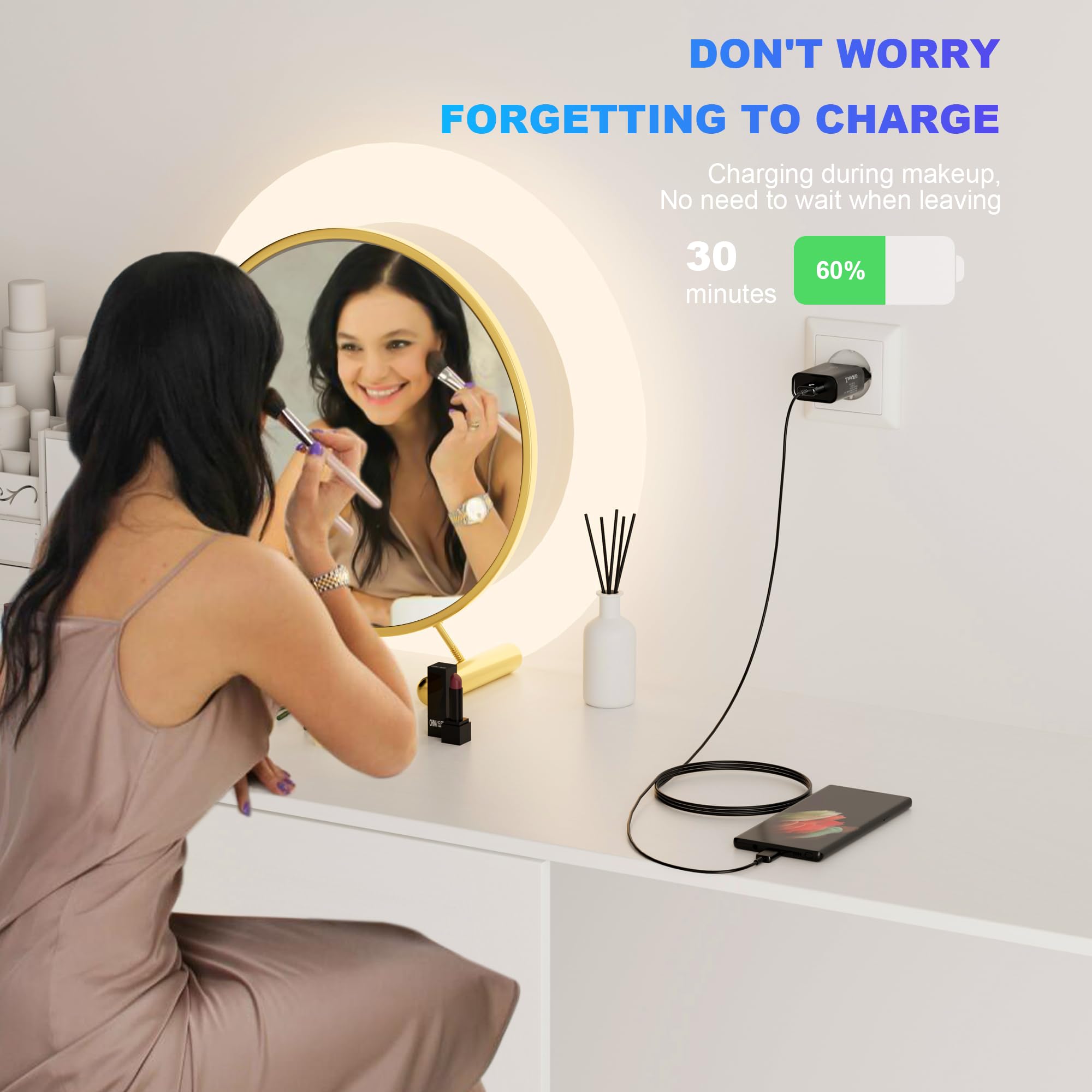 2 Stück USB Ladegerät Stecker, 18W Quick Charge 3.0 Schnellladegerät Netzteil 3A Ladeadapter für Samsung Galaxy S23/S22/S21/S20/S10/S9/S8/A54/A13, iPhone, iPad, Huawei, Xiaomi, HTC, LG und mehr 4