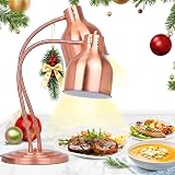 YJINGRUI Double Head Food Heat Lamp 500W Adjustable Buffet Restaurant Warmer view 1