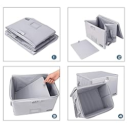 ENGPOW Fireproof Box with Lock, File Box Storage