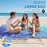 Ainiv Beach Blanket Large 140x210 cm Sandproof Waterproof 2-3 People view 7