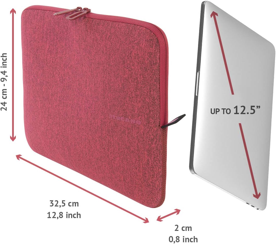 Tucano BFM1112-Z Second Skin Melange Neoprene Notebook Sleeve 28.70-30.48 cm (11.3-12 Inches) Light Blue, lightblue - Image 4