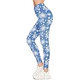 Century Star Women's Printed Yoga Leggings - High Waisted, Workout, Gym,Sports, Soft