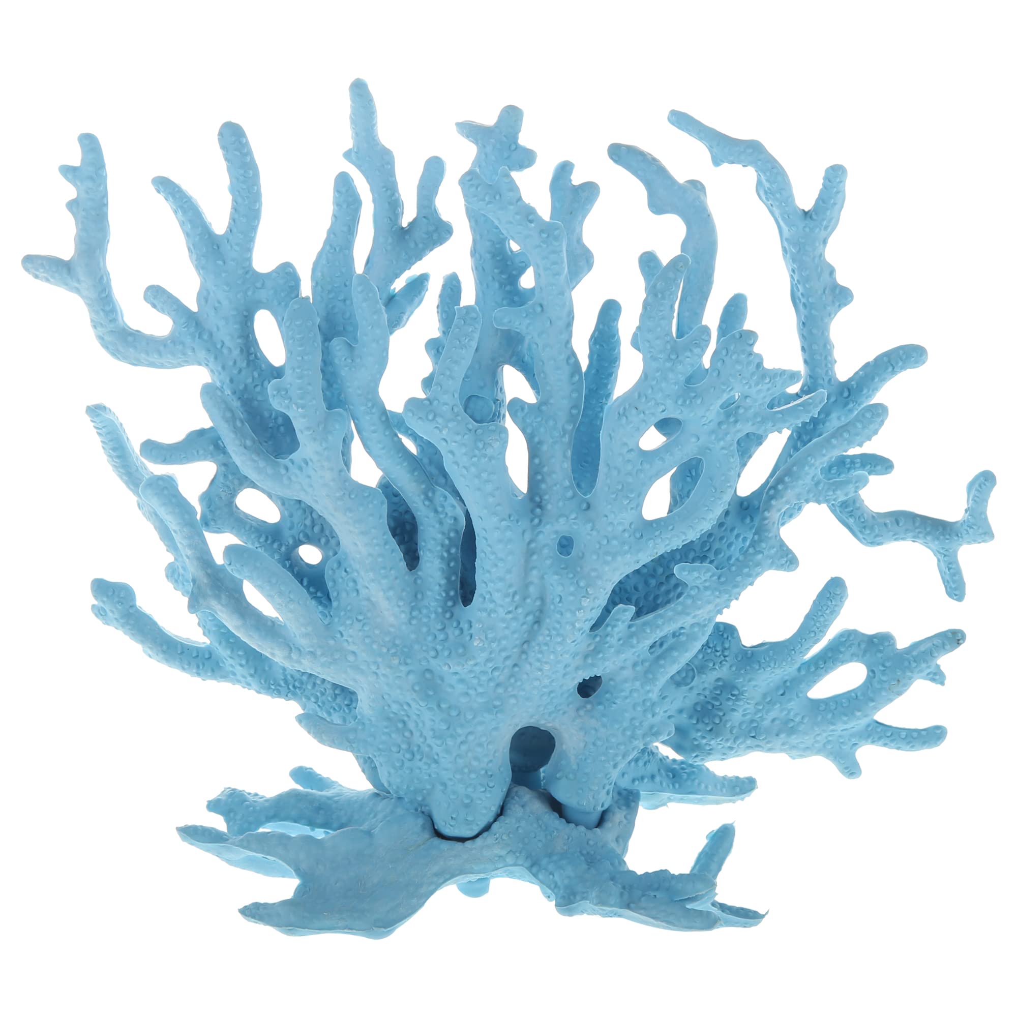 VOCOSTE Coral Reef Decor, Mini Faux Coral Decor for Aquarium Decorations, Blue, 6.3"x5.31"