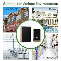 【No Battery Required】Wireless Doorbell