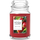 Yankee Candle Macintosh Scented Candle, 22oz Large Jar | Up to 150 Hour Burn Time, Room Filling Fragrance, Long-Lasting Scent, Premium Plant Wax Blend, Consistent Burn, Giftable