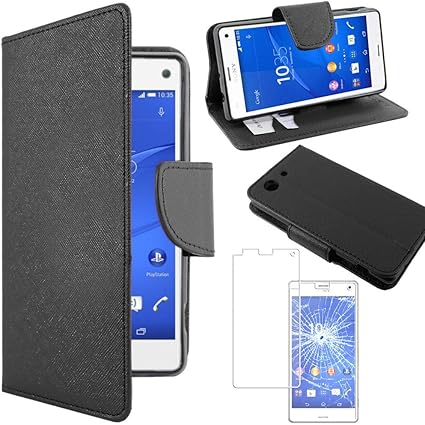 Ebeststar Coque Compatible Avec Sony Xperia Z3 Compact Etui Pu