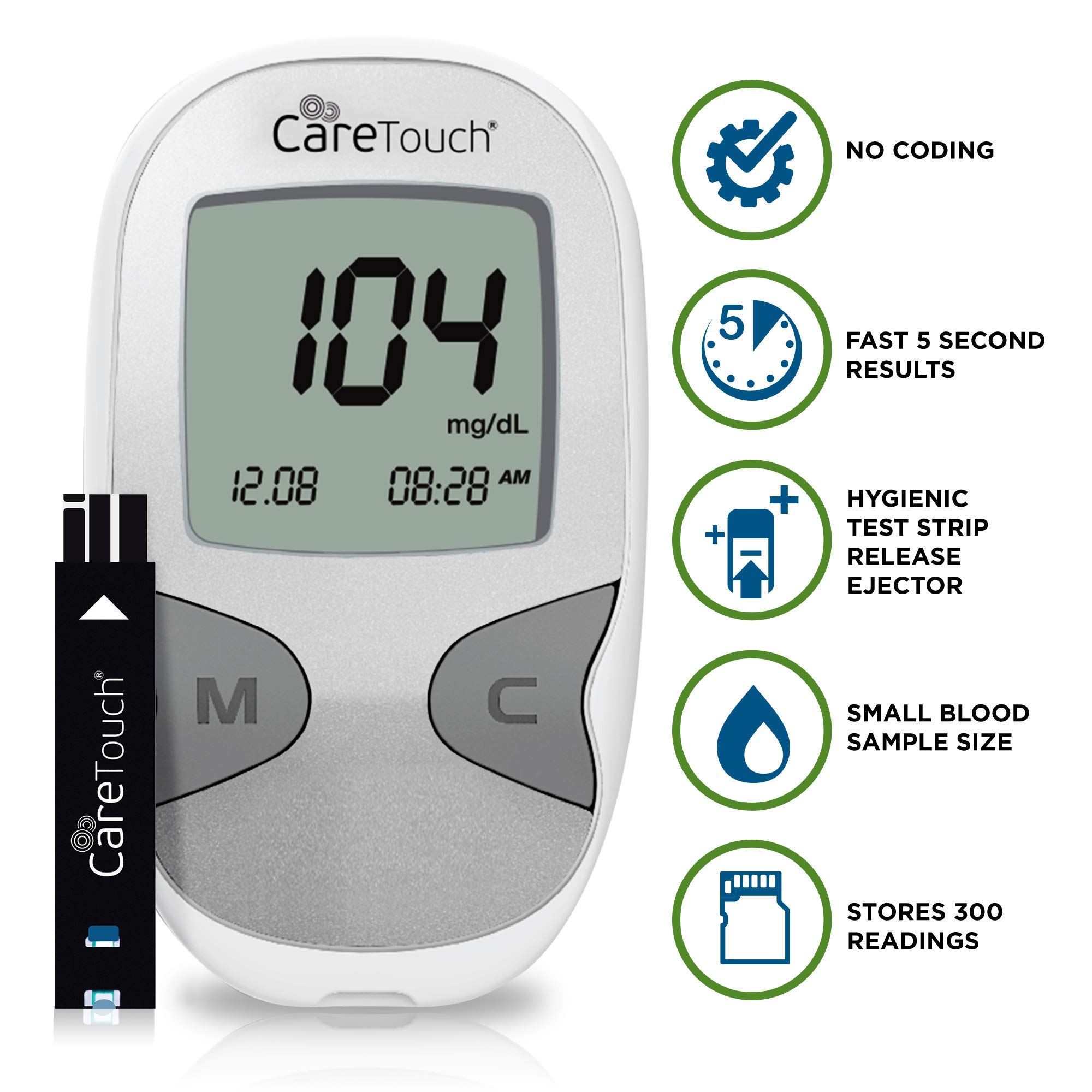 Care Touch Diabetes Testing Kit with Strips