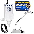 TMC Marine Rv Replacement Faucet with Pump - Camper Faucet and Pump, Camper Sink Faucet - Electric Galley Water Pump Kit with Faucet for Boats, RVs, Yatch, Camper, Trailers - FO738