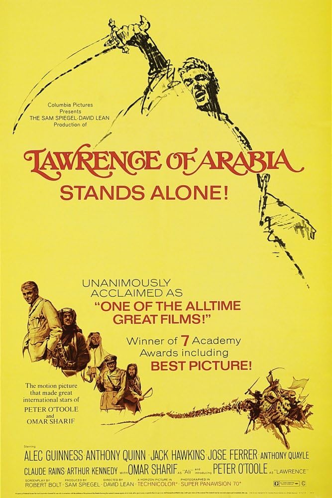 Posterazzi EVCMCDLAOFEC196 Lawrence Of Arabia Movie Poster Masterprint, 11 x 17