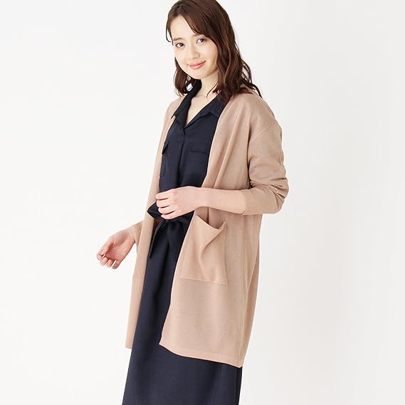 Amazon スープ Soup Style Zampa For The Holidays ニットカーディガン 09 M ベージュ 052 カーディガン ボレロ 通販